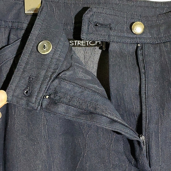 Conrad C Collection Wrinkled Denim Appearance Straight Leg Pants - Size 16 - Picture 7 of 12